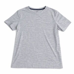 Old Navy Boys Gray Athletic Tee Size L (10/12) Everyday Basic Shirt